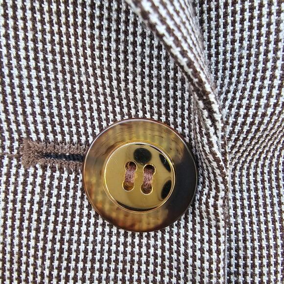 Emily Double Breasted Blazer Brown Size 16W - Picture 3 of 5